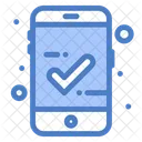 Mobiler Check Prufen Verifizieren Symbol