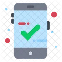 Mobiler Check Prufen Verifizieren Symbol