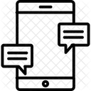 Handy Gesprach Chatten Nachrichten Icon