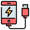 Laden Aufladen Smartphone Symbol