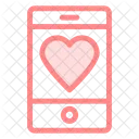 Smartphone Handy Liebe Symbol