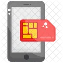 Handy SIM Karte SIM Telefon SIM Symbol