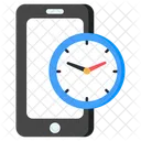 Mobile Uhr Mobiler Timer Mobiler Alarm Icon