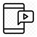 Video Anzeige Handy Symbol