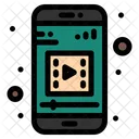 Mobile App Mobile Medien Mobiles Video Symbol