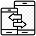 Handyubertragung Datenfreigabe Datenubertragung Symbol