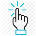 Zeigende Hand Symbol