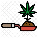 Hanf Marihuana CBD Symbol