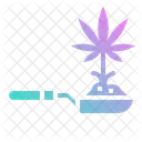 Hanf Marihuana CBD Symbol