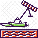 Hang Glider Kite Kiteboarding Icon