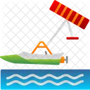 Hang Glider Kite Kiteboarding Icon