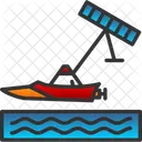 Hang Glider Kite Kiteboarding Icon