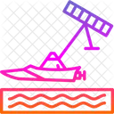 Hang Glider Kite Kiteboarding Icon