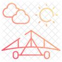 Hang Gliding Paragliding Skydiving Icon