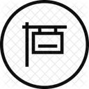 Hangend Brett Schild Symbol