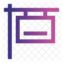 Hangend Brett Schild Symbol