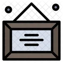 Hangebrett Brett Etikett Symbol