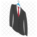 Hanged Dress Businessman Coat Business Dress Icon