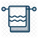 Bath Towel Towel Hanged Towel Icon