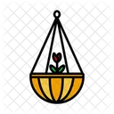 Hangekorb Dekorativ Floral Symbol