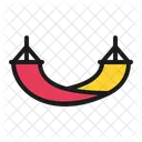 Hangematte Schaukeln Camping Symbol