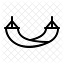 Hangematte Schaukeln Camping Symbol
