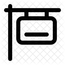 Hangend Brett Schild Symbol
