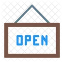 Hangend Brett Schild Symbol