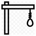 Hangend Schlinge Seil Symbol