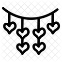 Herzen Hangend Dekoration Symbol