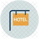 Hangend Brett Hotel Symbol