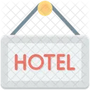 Hangend Schild Hotel Symbol