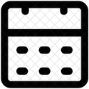 Hangend Kalender Zeit Symbol