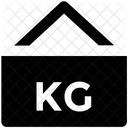 Hangend Zeichen Gewicht Symbol