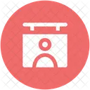 Hangend Brett Mannlich Symbol