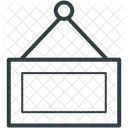 Hangend Rahmen Dekoration Symbol