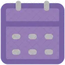 Hangend Kalender Zeit Symbol