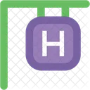 Hangend Zeichen Gesundheitswesen Symbol