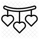 Hangende Liebe Hangemattengelassenheit Gemachliches Schaukeln Symbol