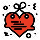 Hangend Herz Brief Symbol