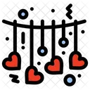 Hangend Herz Liebe Symbol