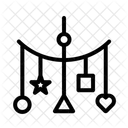 Hängendes Spielzeug  Symbol