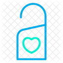 Door Knob Love Heart Icon