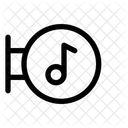 Musiktafel Tafel Musikwerbetafel Symbol