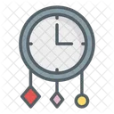 Hängende Uhr  Symbol