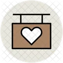 Hanging Board Love Icon