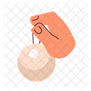 Holding Bauble Hanging Bauble Christmas Tree Decoration Icon