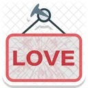 Hanging Board Love Icon