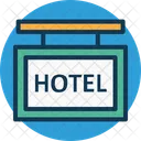 Hanging Hotel Hotel Counter Icon