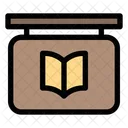 Library Sign Navigation Icon